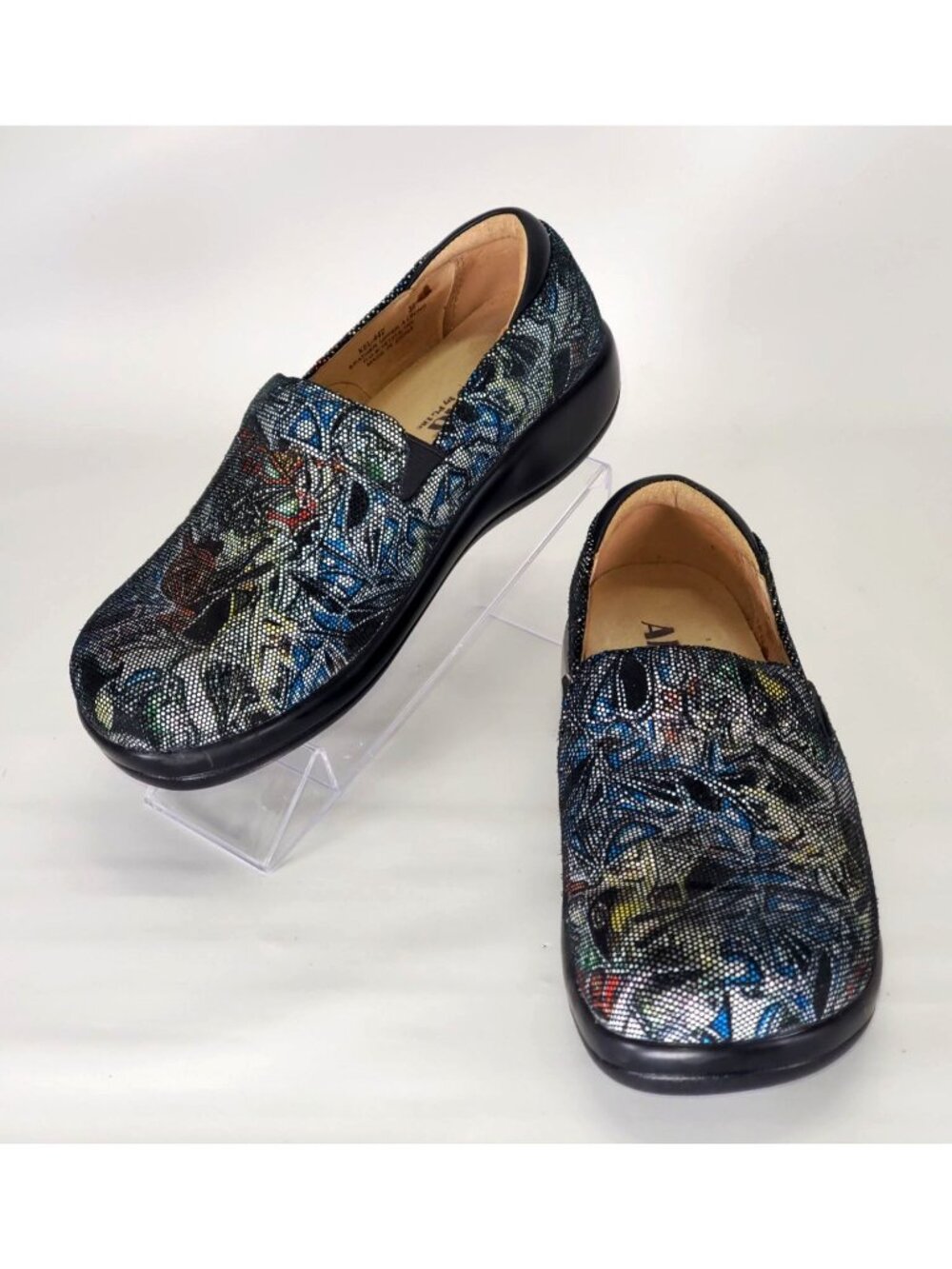 Alegria Women Multicolor All Leather Shoes Slip On KEL-442 Clogs 38 US 7.5 1400